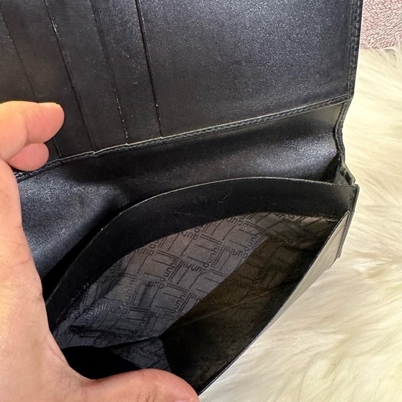 DUNHILL mens leather long wallet in black - Picture 9 of 13